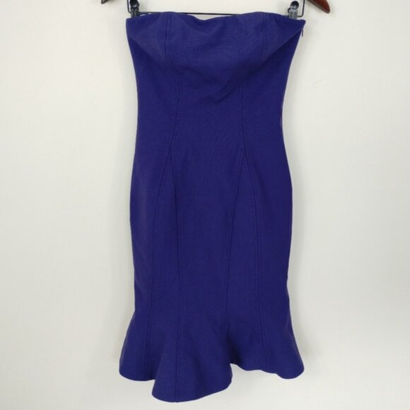Cinq a Sept Calvina Fluted Candy Dress Indigo Size 0 NWT - Picture 1 of 12